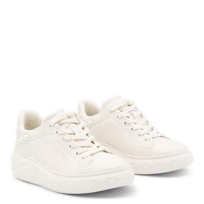 Jimmy Choo Diamond Maxi Sneakers In Neutral