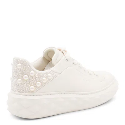 Jimmy Choo Diamond Maxi Sneakers In Neutral