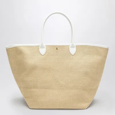 Longchamp Basket Bag Le Pliage White