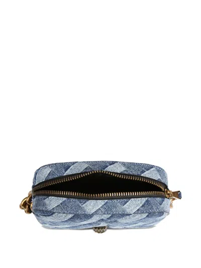 Kg Kurt Geiger Small Kensingtin Denim Chain-strap Crossbody Bag