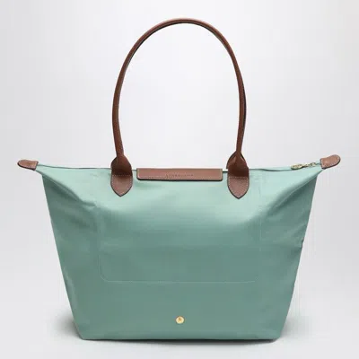 Longchamp Celadon Coloured Le Pliage Original L Bag