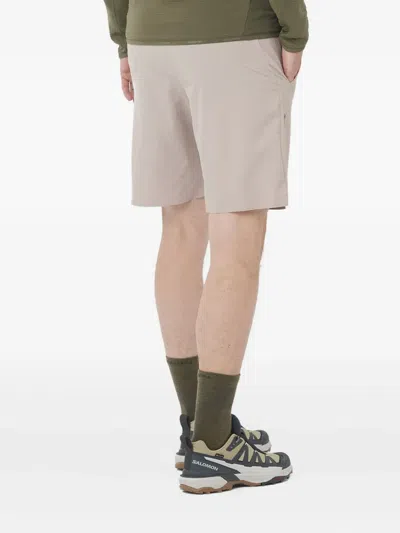 Salomon Wayfarer Ease Elastic-waistband Pocket Shorts In White
