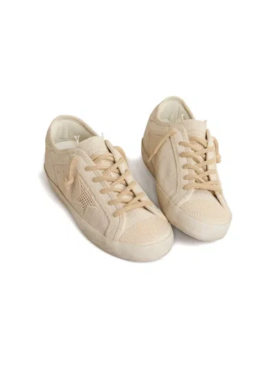 Golden Goose Superstar Canvas Low-top Sneakers In Neutral