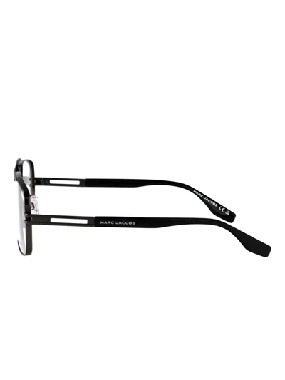 Marc Jacobs Double-bridged Rectangle Glasses In Pattern