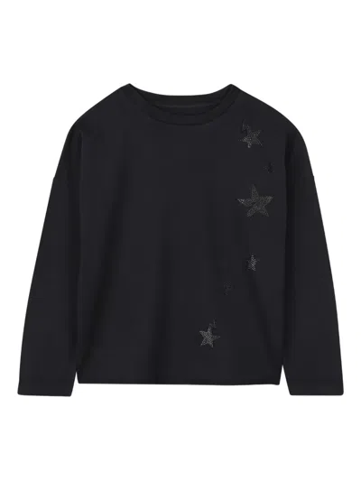 Zadig & Voltaire Langarmshirt Mit Sternverzierung In Blue