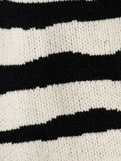 Gestuz Zebra-print Balloon-sleeve Cardigan In Multi