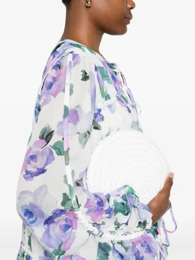 Aje Clover-print Mini Dress In Multi