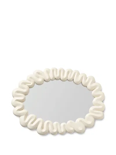 &k Amsterdam Dribble Oval Mirror (52.5cm X 31.5cm)