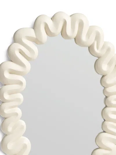 &k Amsterdam Dribble Oval Mirror (52.5cm X 31.5cm)