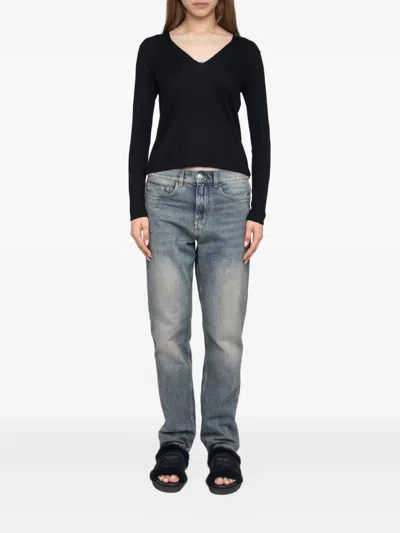 Zadig & Voltaire Nosfa Top In Black
