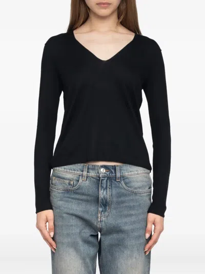 Zadig & Voltaire Nosfa Top In Black