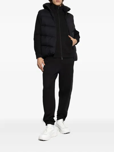 Moncler Black Nylon Guersac Down Jacket In Black