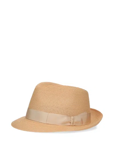 Borsalino Jules Fedora Hat In Brown
