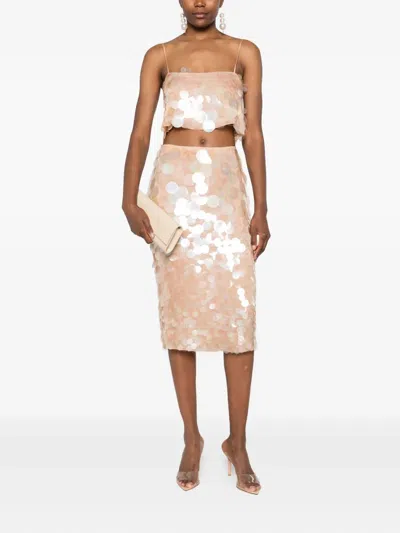 Retroféte Leia Tank Top In Pink