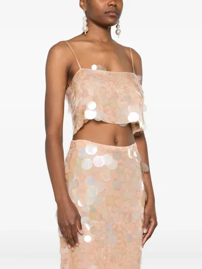 Retroféte Leia Tank Top In Pink