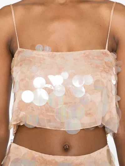 Retroféte Leia Tank Top In Pink