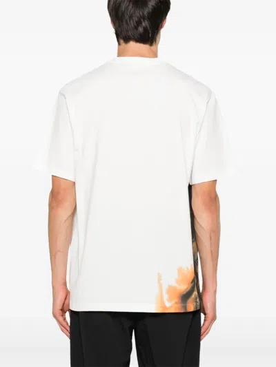 Y-3 Adidas Short Sleeve T-shirt In White