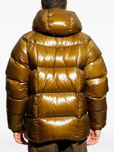 Dsquared2 Logo-patch Down Jacket In Brown