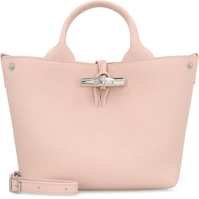 Longchamp Le Roseau S Handbag In Pink
