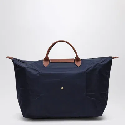 Longchamp Travel Bag Navy Blue Le Pliage Original S