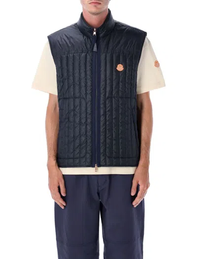Moncler Donald Glover Tangerine Down Vest In Blue