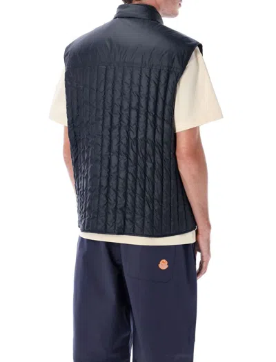 Moncler Donald Glover Tangerine Down Vest In Blue