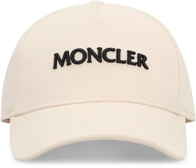 Moncler Logo Baseball Cap In Neutral