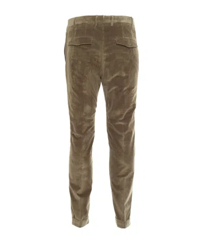 Pt01 Belt Loop Casual Pants In Green