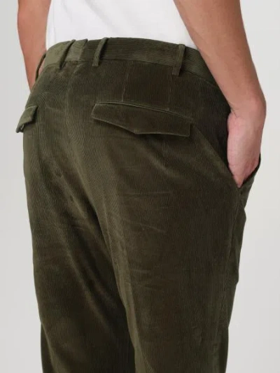 Pt01 Belt Loop Casual Pants In Green