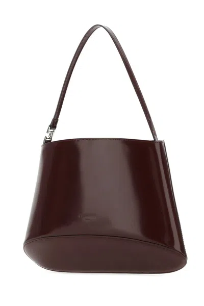 Low Classic Grape Leather Handbag