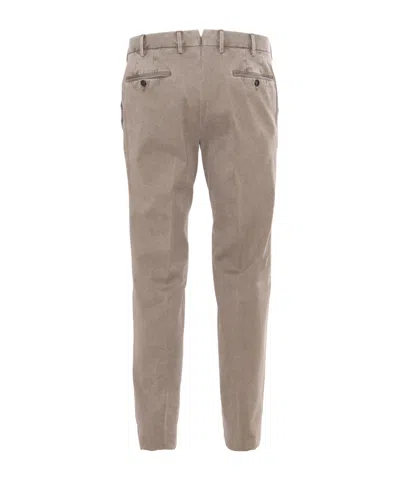 Pt01 Belt Loop Casual Pants In Brown