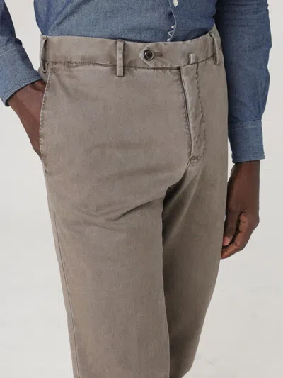 Pt01 Belt Loop Casual Pants In Brown