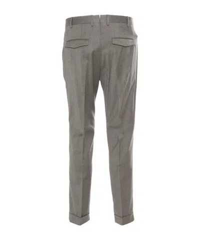 Pt01 Belt Loop Casual Pants In Gray