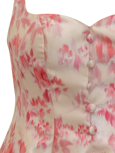 Philosophy Di Lorenzo Serafini Floral-print Flared Minidress