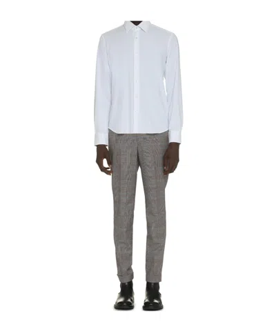 Pt01 Pantaloni Torino Wool Slacks In Gray