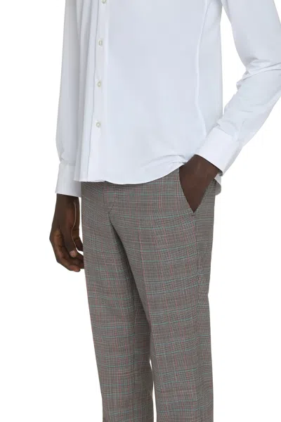 Pt01 Pantaloni Torino Wool Slacks In Gray