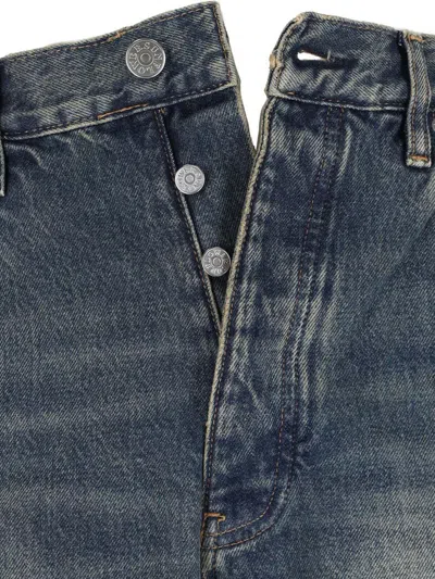 Sunflower Button-fly Five-pocket Jeans In Blue