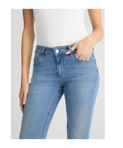 Liu •jo Flared Printed Denim Jeans
