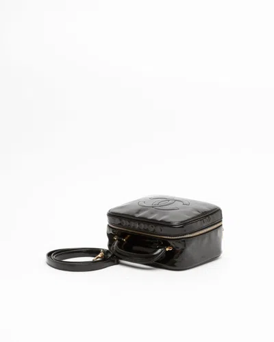 Pre-owned Chanel Cc Patent Vanity Crossbody Bag