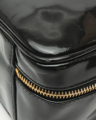 Pre-owned Chanel Cc Patent Vanity Crossbody Bag