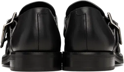 Martine Rose Bondage Belt Sandals In Black