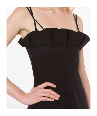 Philosophy Di Lorenzo Serafini Ruffle-detailed Flared Midi Dress