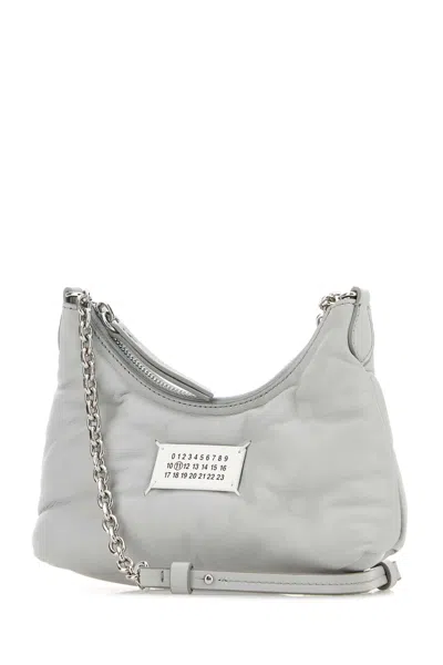 Maison Margiela Women Ice Nappa Leather Micro Glam Slam Hobo Shoulder Bag