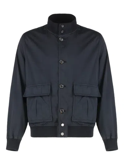 Valstar Pocket-detail Unlined Bomber Jacket In Blue