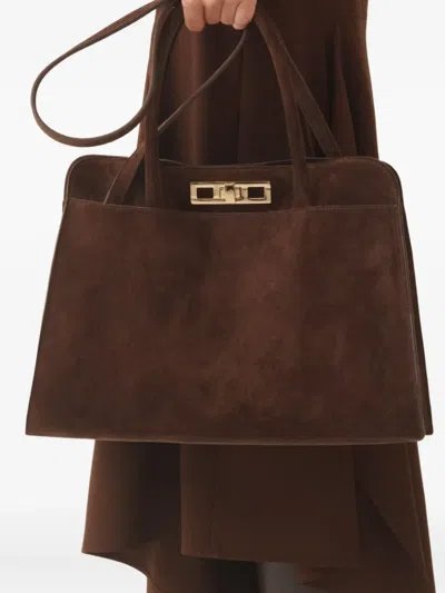 Fabiana Filippi Large Suede Handbag