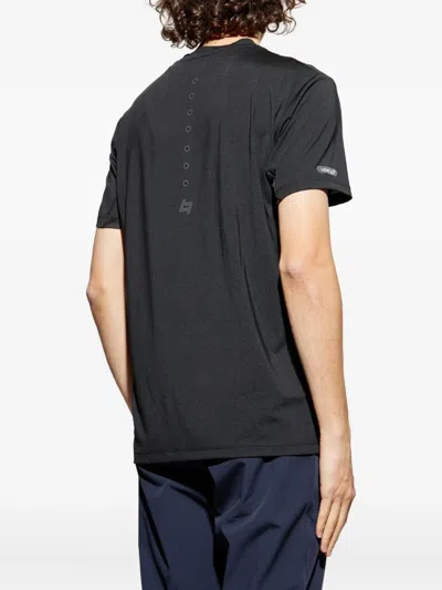 Ea7 Logo-print T-shirt In Black