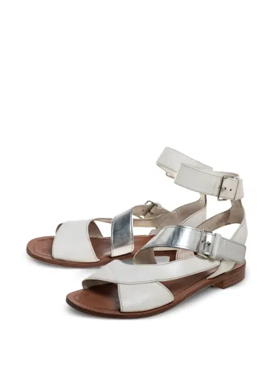 Pre-owned Prada Leather Buckle Sandals