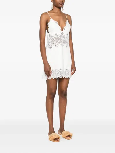 Retroféte Karlie Dress Ivory In White