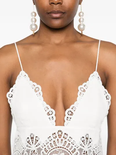 Retroféte Karlie Dress Ivory In White