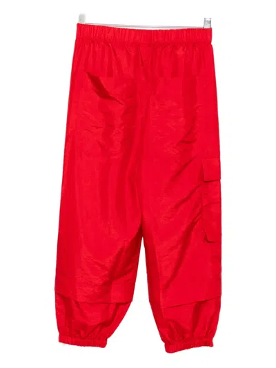 Tibi Crispy Jogger In Red
